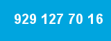 929 127 70 16